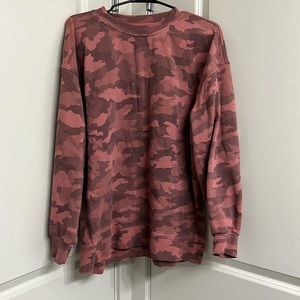 Oversized Lululemon crew neck sweatshirt
